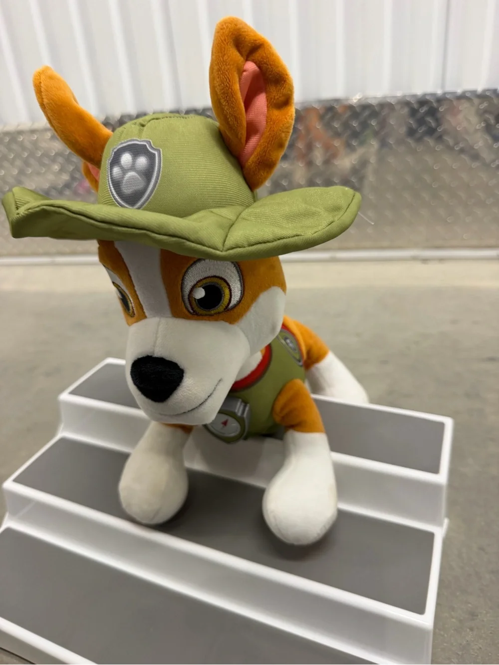 Paw Patrol Rocky Plush Toy - Green, White, Brown, Orange Talks